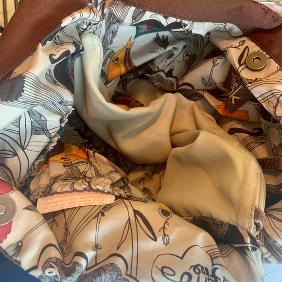 Two shade brown Sak bag with braided straps - Picture 2 of 3